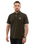 Canali Green Cotton Polo Shirt