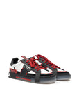 Dolce & Gabbana Black And White Leather Sneaker