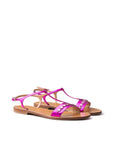 Salvatore Ferragamo Elegant Purple Summer Sandals