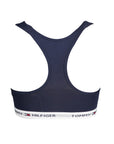 Tommy Hilfiger Blue Cotton Women Sports Bra