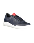 Tommy Hilfiger Blue Leather Men Sneaker
