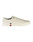 Tommy Hilfiger White Leather Men Sneaker