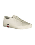 Tommy Hilfiger White Leather Men Sneaker