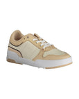 Tommy Hilfiger Beige Leather Women Sneaker