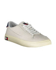 Tommy Hilfiger White Leather Men Sneaker