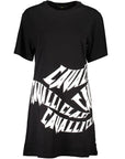 Cavalli Class Black Cotton Women Dress