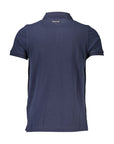 Cavalli Class Blue Cotton Men Polo Shirt
