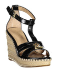 Ralph Lauren Black Polyester Sandal