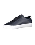 Tommy Hilfiger Blue Leather Men Sneaker