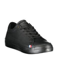 Tommy Hilfiger Black Polyethylene Men Sneaker