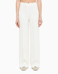 Stella McCartney Stella McCartney Wide cream trousers