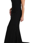 Dolce & Gabbana Elegant Black Maxi Sheath Dress