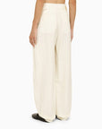 Stella McCartney Stella McCartney Cream wool baggy trousers