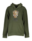 Cavalli Class Green Cotton Sweater