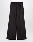 Stella McCartney Stella McCartney Dark chocolate wide leg pants in wool