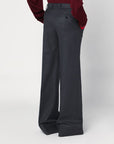 Stella McCartney Stella McCartney Wide grey wool trousers
