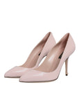 Dolce & Gabbana Pink Patent Leather Stiletto Heel Pumps Shoes