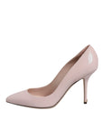 Dolce & Gabbana Pink Patent Leather Stiletto Heel Pumps Shoes