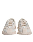 Dolce & Gabbana White Lace NS1 Low Top Sneaker Sports Shoes