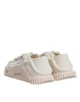 Dolce & Gabbana White Lace NS1 Low Top Sneaker Sports Shoes