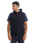 Herno Blue Nylon Vest