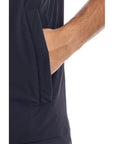 Herno Blue Nylon Vest