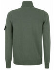 Stone Island Green Wool Sweater