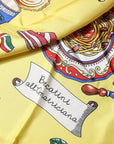 Dolce & Gabbana Multicolor Printed Silk Square Wrap Scarf