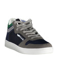 Gas Blue Polyester Sneaker