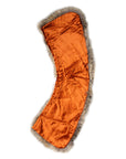 Dolce & Gabbana Brown Fur Shoulder Collar Neck Wrap Scarf