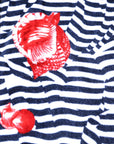 Dolce & Gabbana Multicolor Stripes Seashells Beach Towel