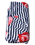 Dolce & Gabbana Multicolor Stripes Seashells Beach Towel