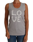 Dolce & Gabbana Elegant Sleeveless Lace Embroidered Top