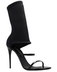 Dolce & Gabbana Black Nylon Sandal