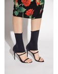 Dolce & Gabbana Black Nylon Sandal