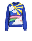Love Moschino Blue Cotton Sweater