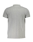 Cavalli Class Gray Cotton Polo Shirt