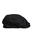 Dolce & Gabbana Black Wool Newsboy Capello Cabbie Hat