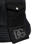 Dolce & Gabbana Black Cotton Stretch Bucket Hat