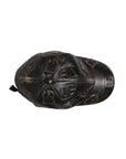 Dolce & Gabbana Brown Leather Logo Monogram Baseball Cap