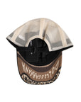 Dolce & Gabbana Black Beige Cotton Mesh Baseball Cap