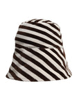 Dolce & Gabbana Black White Stripes Cotton Bucket Cap