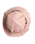 Dolce & Gabbana Pink Cotton Wide Brim Bucket Hat