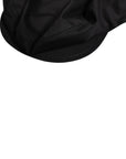 Dolce & Gabbana Black Cotton Newsboy Capello Cabbie Hat