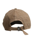 Dolce & Gabbana Brown Linen 6 Panels Baseball Cap
