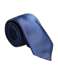 Dolce & Gabbana Blue Solid Silk Adjustable Necktie Tie