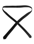 Dolce & Gabbana Black Circles Silk Adjustable Necktie Tie