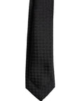 Dolce & Gabbana Black Circles Silk Adjustable Necktie Tie
