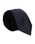 Dolce & Gabbana Dark Blue Silk Adjustable Necktie Tie