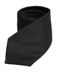 Dolce & Gabbana Black Circles Silk Adjustable Necktie Tie